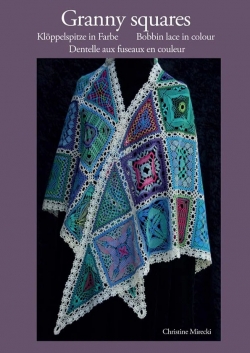 Granny Squares, Bobbin lace in colour