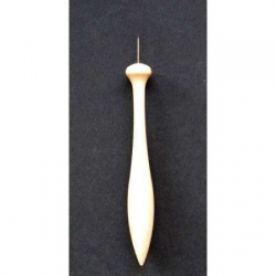 Pricker, wood handle, 1 mm