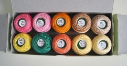 Venus Baumwollgarn 70, 5 g; farbig (10 Knäuel)