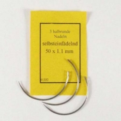 25 Aiguilles semi-circulaires 50x1,1mm